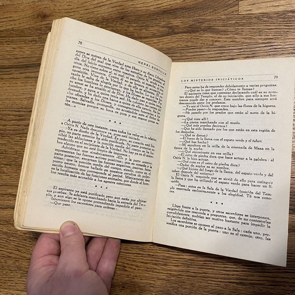 LOS MISTERIOS INICIATICOS. ENSENYANZAS OCULTAS DEL LIBRO By Henri Durville 1958/ - Picture 8 of 10